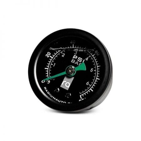 Radium 100 PSI Fuel Pressure Gauge with 8AN Adapter