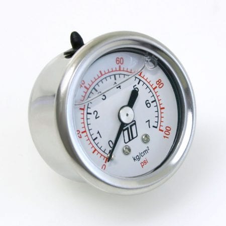 Turbosmart FPR Gauge 0-100psi Liquid Fill