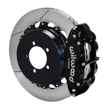 Wilwood Black Forged Narrow Superlite 4R Rear Drilled Big Brake Kit – 08-14 Subaru Impreza STI