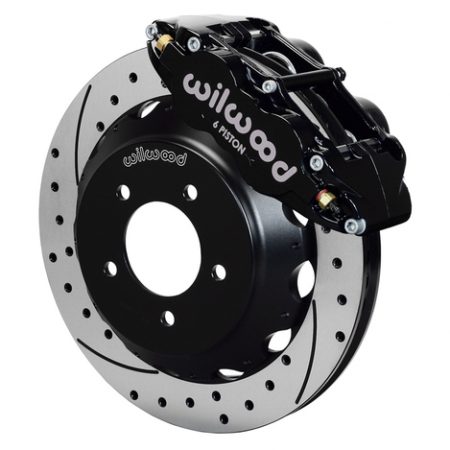 Wilwood Black Front Drilled Superlite 6R Big Brake Kit 14×1.1in – 93-95 Mazda RX-7