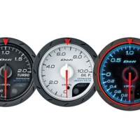 Defi Advance CR Series 60mm water temp gauge – white