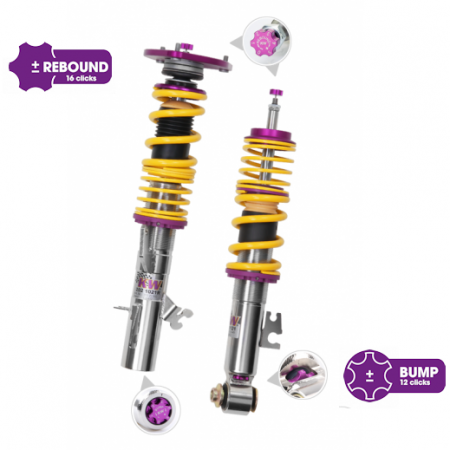 KW Clubsport 2 way Coilovers – BMW F30 3 Series/ F32 4 Series wo/ EDC
