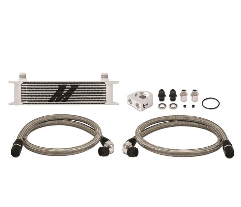 Mishimoto 2016+ Chevy Camaro Oil Cooler Kit w/ Thermostat – Silver