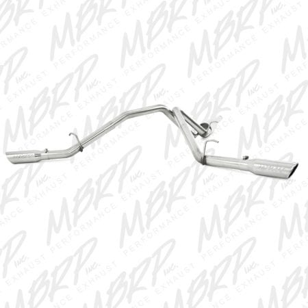 MBRP 2 1/2″ Cat Back, Dual Split Side – 2009-2013 Chev/GMC 1500 4.8/5.3/6.0L RC/EC/CC