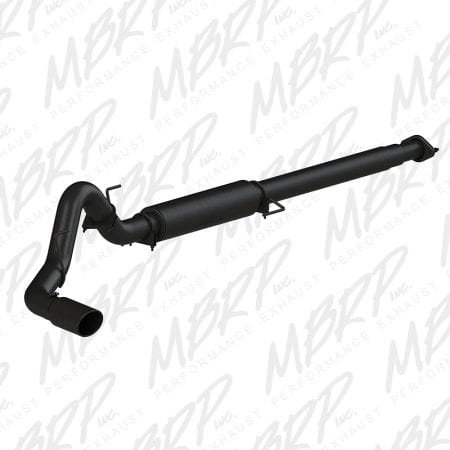 MBRP 4″ Cat Back, Single, Black – 2015-UP Ford F150 2.7L/3.5L Ecoboost