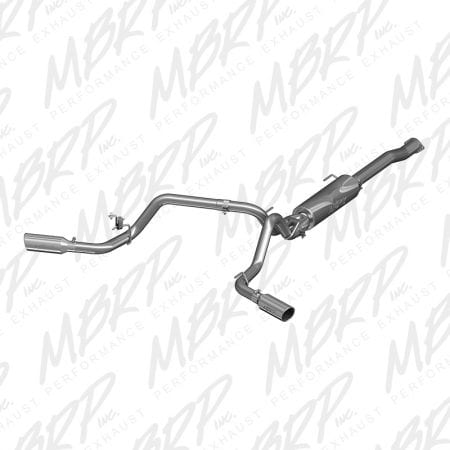 MBRP 3″ Cat Back, Dual Split Side – 2016 Toyota Tacoma 3.5L