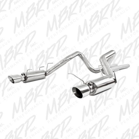 MBRP 3″ Cat Back w/ Dual Split Rear, Race Version – 2011-2012 Ford Shelby GT 500