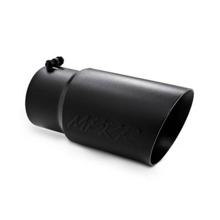 MBRP 12″ Tip – 6″ O.D. Dual Wall Angled 5″ inlet – Black Coated