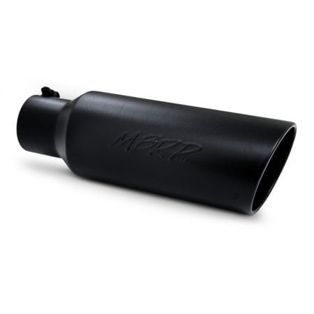 MBRP 18″ Tip – 6″ O.D., Rolled end, 4″ inlet, Black Coated