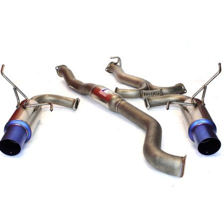 Invidia 08-14 Subaru WRX STi N1 Twin Out-Let Titanium Cat-Back