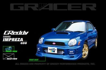 GReddy Gracer 2002 Imprezza GDA Front Lip Spoiler