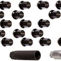 Rays Engineering Black 16Pcs Nut, 4Pcs Lock Nut, 1 Adapter & 1 Lock Nut Key Adapter