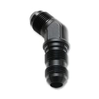 Vibrant -12AN Bulkhead Adapter 45 Degree Elbow Fitting – Anodized Black Only