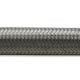 Vibrant 5ft Roll of Stainless Steel Braided Flex Hose; AN Size: -12; Hose ID 0.68″