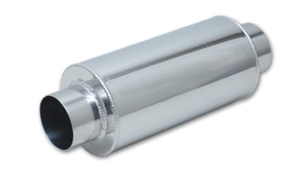 Vibrant Aluminum Muffler, 3″ inlet/outle x 14″ long