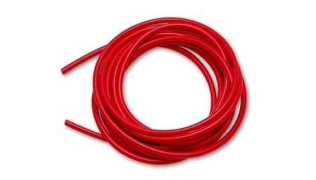 Vibrant 3/16″ (5mm) I.D. x 25ft Silicone Vacuum Hose Bulk Pack – Red