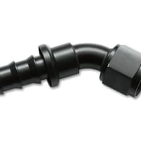 Vibrant 45 Degree Push-On Hose End Fitting; Hose Size: -6 AN