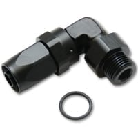 Vibrant Male -10AN 90 Degree Hose End Fitting; Thread 3/4-16 Thread (8)