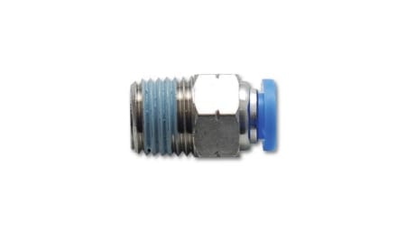 Vibrant 6mm Male Straight One-Touch Fitting (1/8″ NPT Thread)