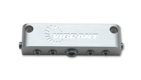 Vibrant Aluminum Vacuum Manifold – Anodized Silver