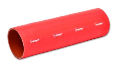 Vibrant 4 Ply Silicone Sleeve, 1″ I.D. x 12″ long – Red