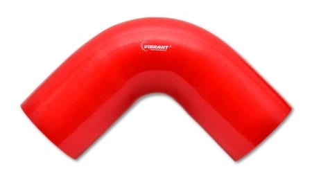 Vibrant 4 Ply 90 Degree Elbow, 2.25″ I.D. x 8″ Leg Length – Red