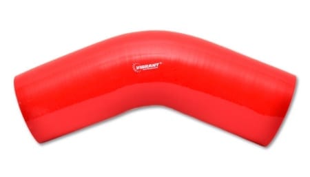 Vibrant 4 Ply 45 Degree Elbow, 2″ I.D. x 6″ Leg Length – Red