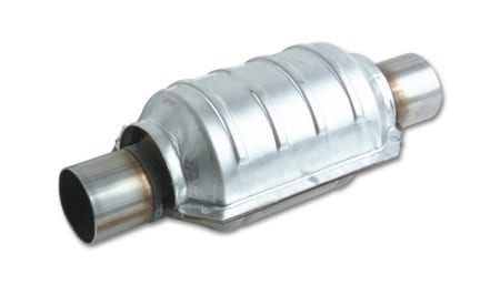 Vibrant Round Ceramic Core Catalytic Converter (3″ inlet/outlet)