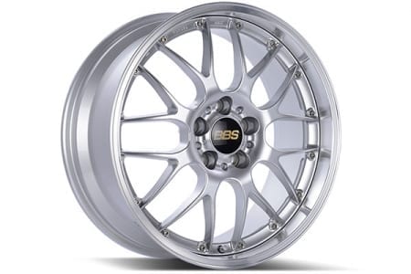 BBS RSGT – Diamond Silver Center, Diamond Cut Lip – 19×9.5, 5×112, ET38, PFS