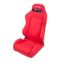 NRG Type-R Cloth Sport Seat Red w/ Red Stitch (Pair)