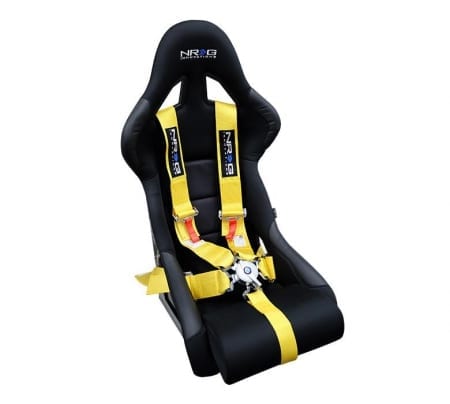 NRG 5 Pt 3inch FIA Spec 16.1 Seat Belt Harness / Cam Lock- Yellow