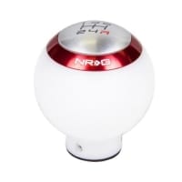 NRG White Shift Knob – 4 interchangeable rings