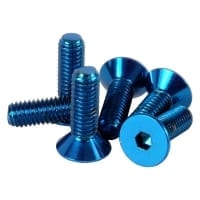 NRG Steering Wheel Screw Kit Upgrade Blue “CONICAL”