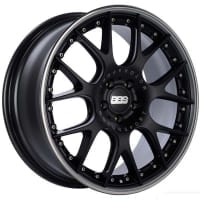 BBS CHRII – Satin Black Center, Platinum Lip, Stainless Rim Protector – 21×9.5, 5×112, ET33, PFS