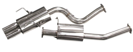 ISR Performance MB SE Type -E Dual Tip Exhaust Nissan 240sx 95-98 S14