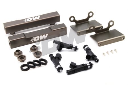 Deatschwerks Subaru side feed to top feed fuel rail