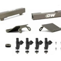 Deatschwerks Subaru top feed fuel rail upgrade kit with 1000cc injectors