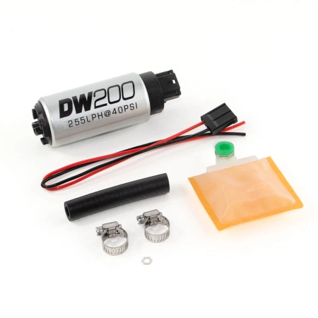 Deatschwerks DW200 255lph in-tank fuel pump w/ Universal Install Kit. Fits Most.