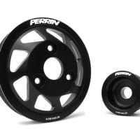 PERRIN Accessory Pulley Kit, Water Pump & Alternator for BRZ/FR-S, Black