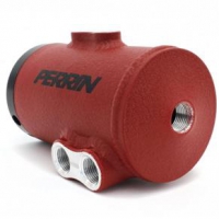 PERRIN Air Oil Separator Kit for 08-13 WRX/STI Red Wrinkle Finish