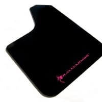 Rally Armor Front & Rear Mud Flaps – Black/Pink Logo – Universal