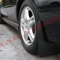 Rally Armor Front & Rear Mud Flaps – Black/Red Logo – ’02 – 07 Subaru Impreza WRX, STI