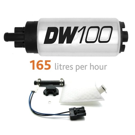 Deatschwerks DW100 165lph in-tank fuel pump w/ install kit for Miata 89-93