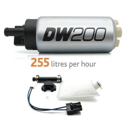 Deatschwerks DW200 255lph in-tank fuel pump w/ install kit for 85-97 Ford Mustang