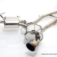 Apexi RS Evo Extreme Muffler, 2009+ Nissan 370Z (Resonated)