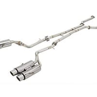 Apexi N1 Evolution X muffler system with Stainless Steel tips for Lexus RCF (Non-resonated, straight-pipe version)
