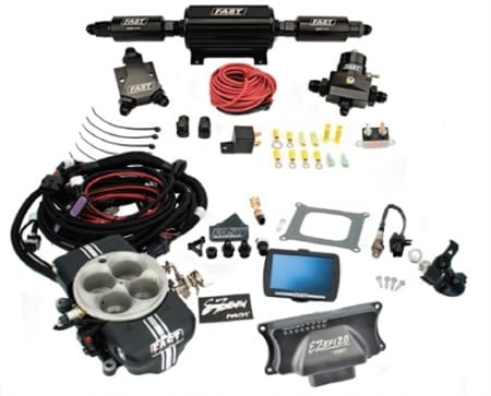 FAST FAST EZ-EFI 2.0 Self-Tuning Fuel Injection System Master High-Horsepower Kit with Inline Fuel Pump (30403-KIT)