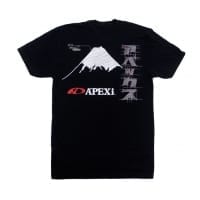 Apexi APEX Mt. Fuji Tee, Medium, Black