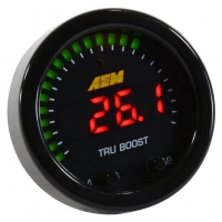 AEM X-Series Tru-Boost Controller Gauge w/ Boost Control Solenoid 80PSIg Internal MAP Sensor | 30-0352