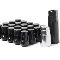 Muteki SR35 CLOSED END 16+4 Lock Set Lug Nuts – BLACK – 12X1.50